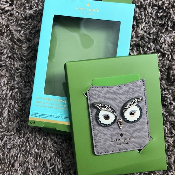 kate spade Accessories - Kate spade owl  phone sticker pocket